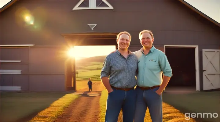  lived two cheerful farmers, Sam and Joe.