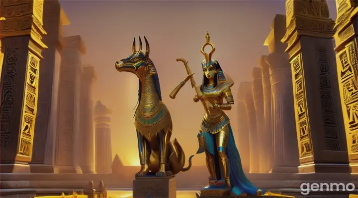 Gods of Egypt The Goddess & The Giant Snakes