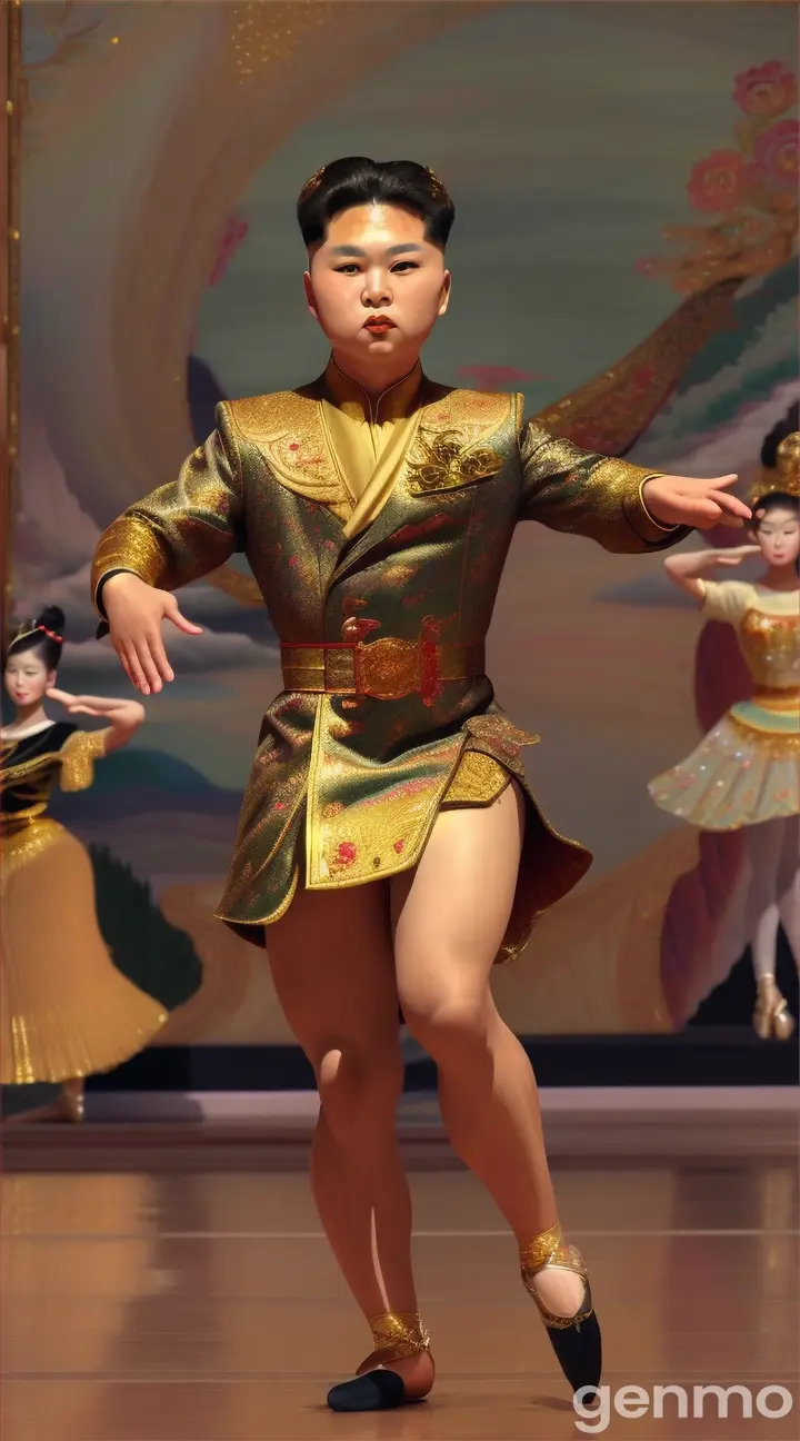 Kim Jong Un dances a ballet