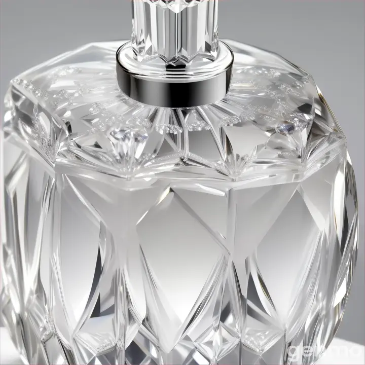 Bouteille de parfum en cristal lallique