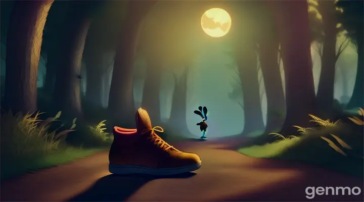 "The Mischievous Magic Shoe Adventure"
When Bunty the rabbit finds a mysterious glowing shoe in the forest, he thinks it will make him the fastest animal around! But what happens when the shoe has a mind of its own? Join Bunty in this hilarious race filled with twists and unexpected turns!