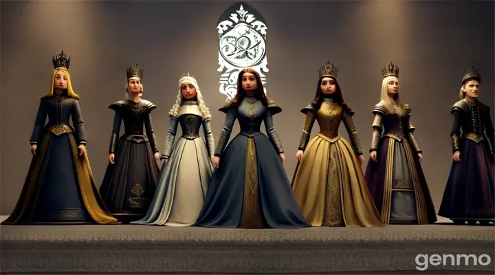 Minions usando roupas de game of thrones, estilo realista 