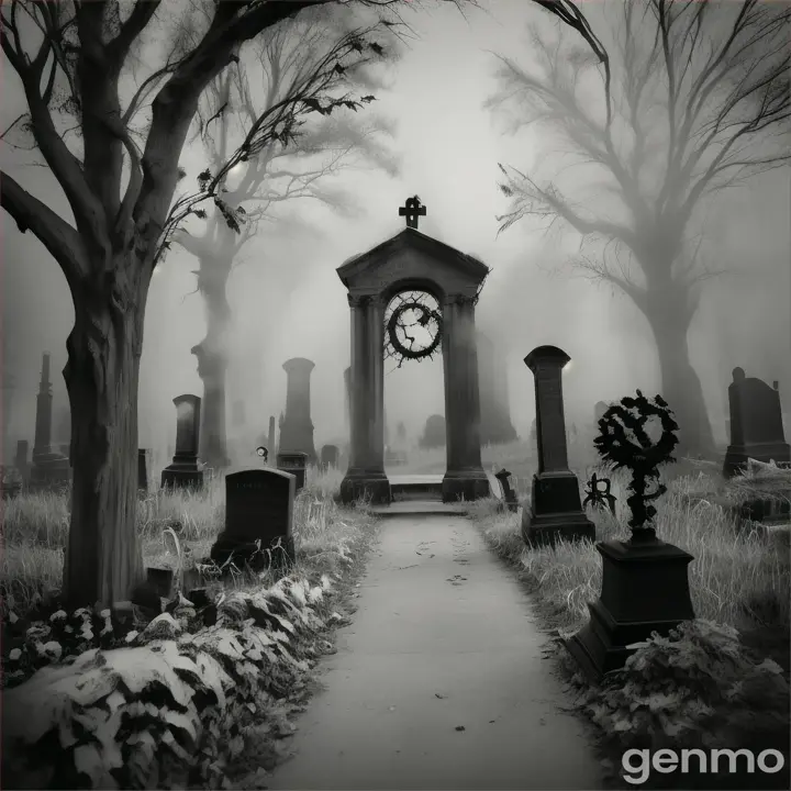 letters "U" and "p" in a spooky environment Written in cursive.The letters must be made with a stem with thorns of a dying rose.
