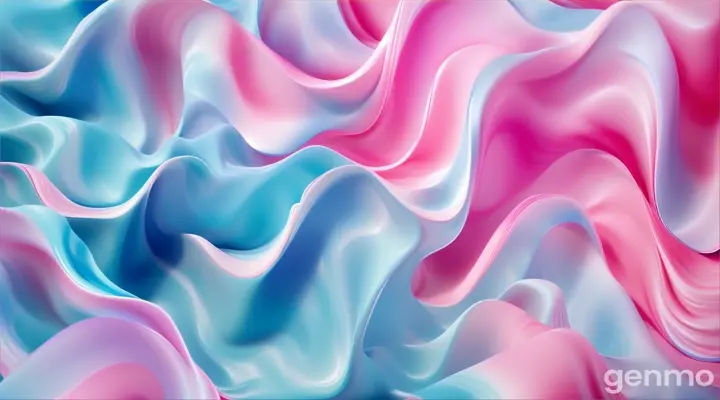 an abstract background of pink and blue waves