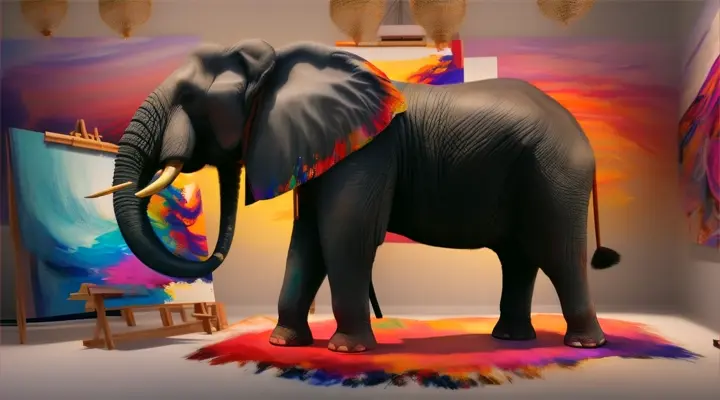 elephant painting