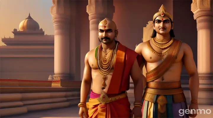 Chandragupta Maurya and Chanakya