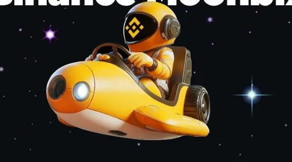 a cartoon character is riding a yellow car in space