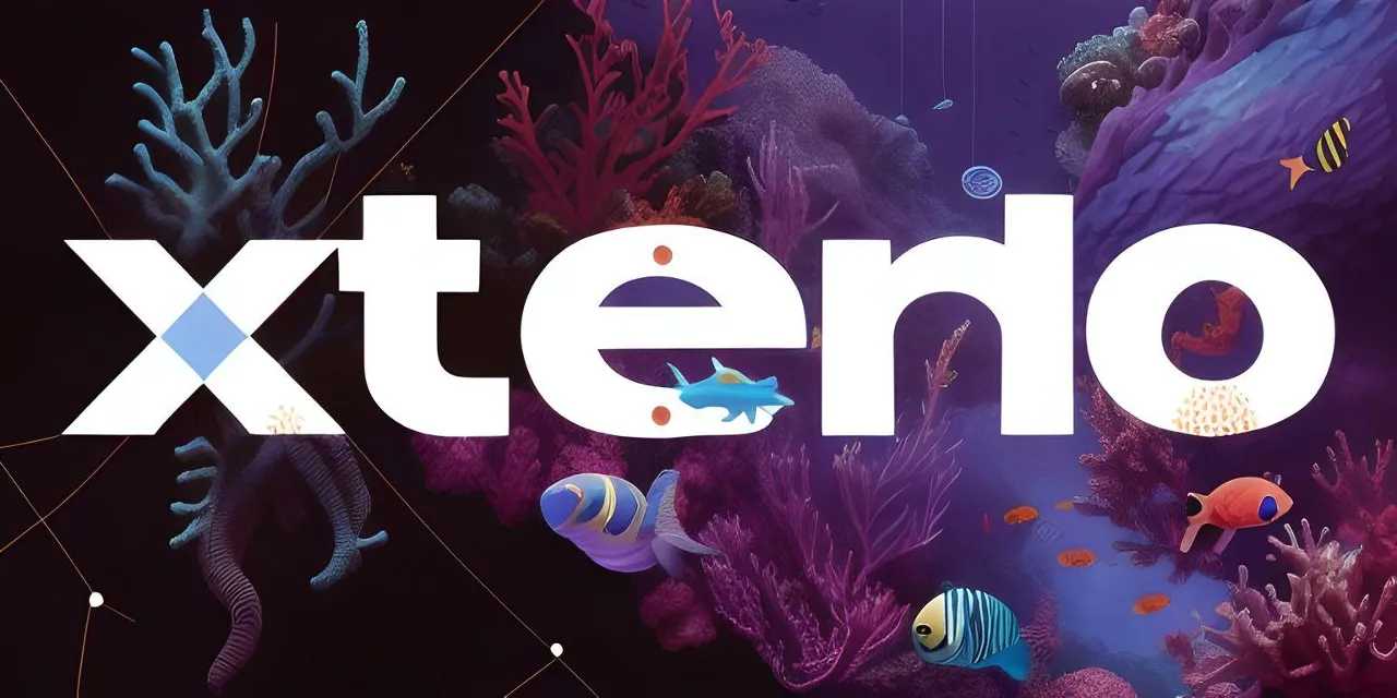 the word xteno is surrounded by sea life