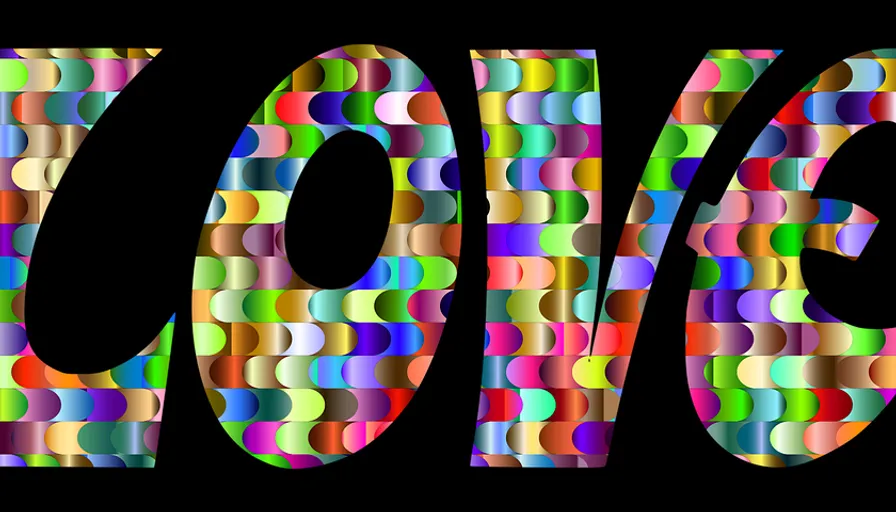 a number of different colored circles on a black background