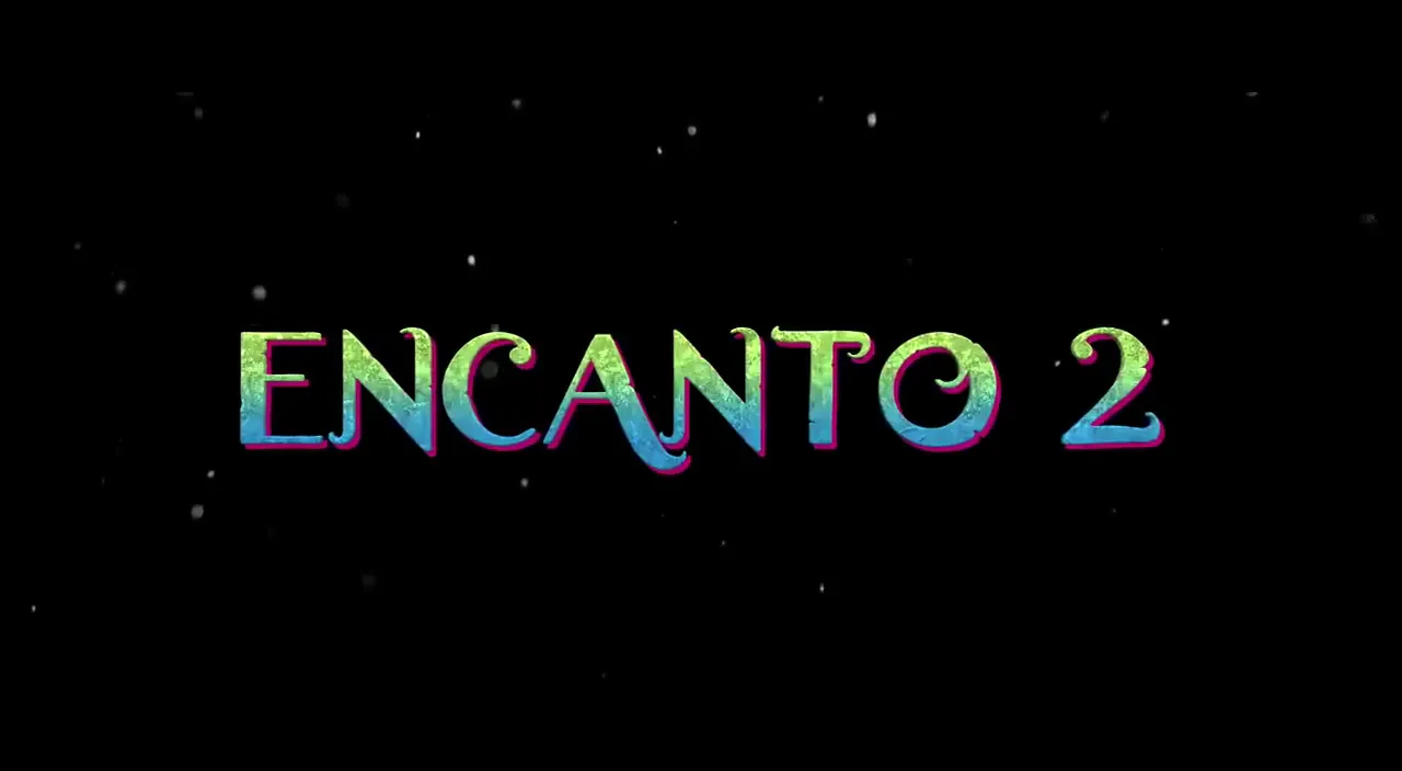 a black background with the words encanto 2