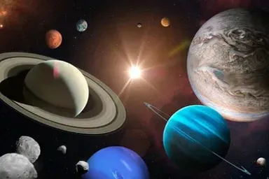 a group of planets in the solar system