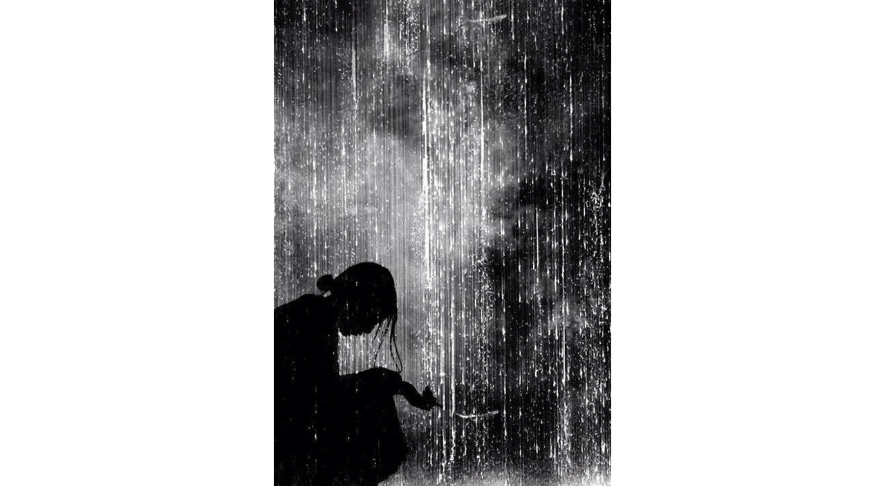 water, flash photography, black-and-white, style, font, tints and shades, monochrome, rectangle, monochrome photography, art