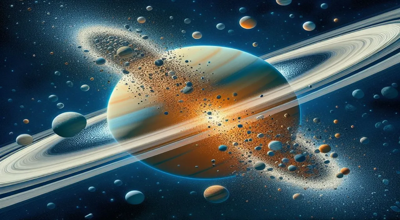 an artist's rendering of the solar system