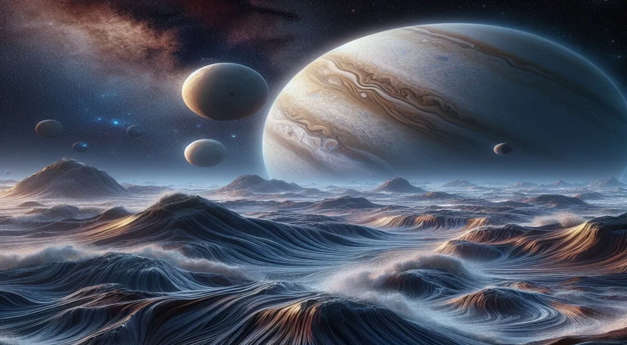 an artist's rendering of the planets in space