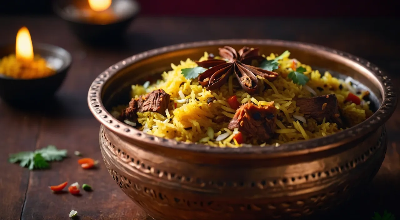 a close up of a bowl of food on a table