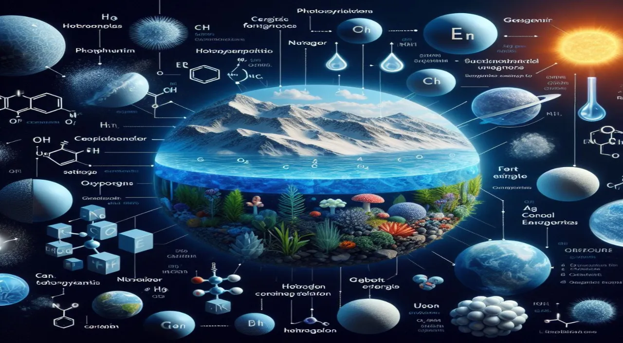 an image of a science diagram with all the different things in it