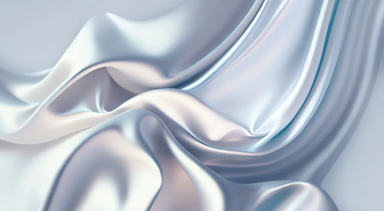 a white and silver background with wavy folds