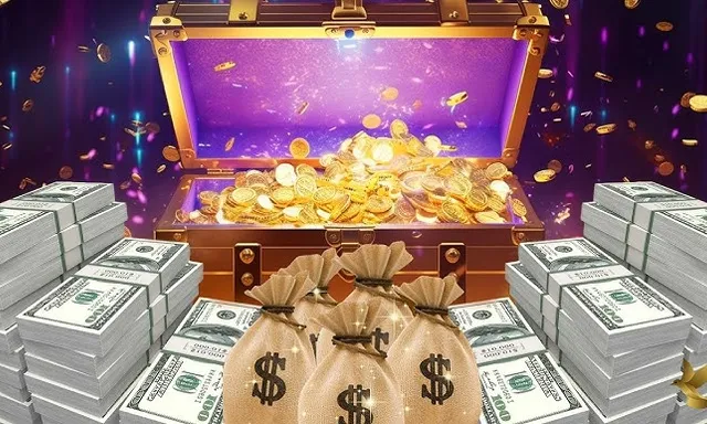 falling money with golden background