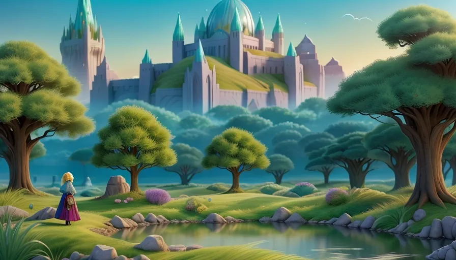 As Elara disappears into the distance, the Secret Kingdom lies peaceful and serene behind her, its enchanted landscape bathed in the light of a new dawn, a testament to the enduring power of hope, courage, and friendship.