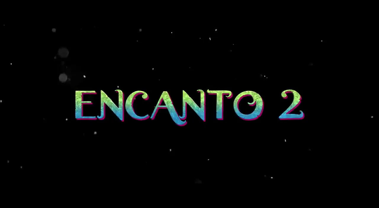 a black background with the words encanto 2