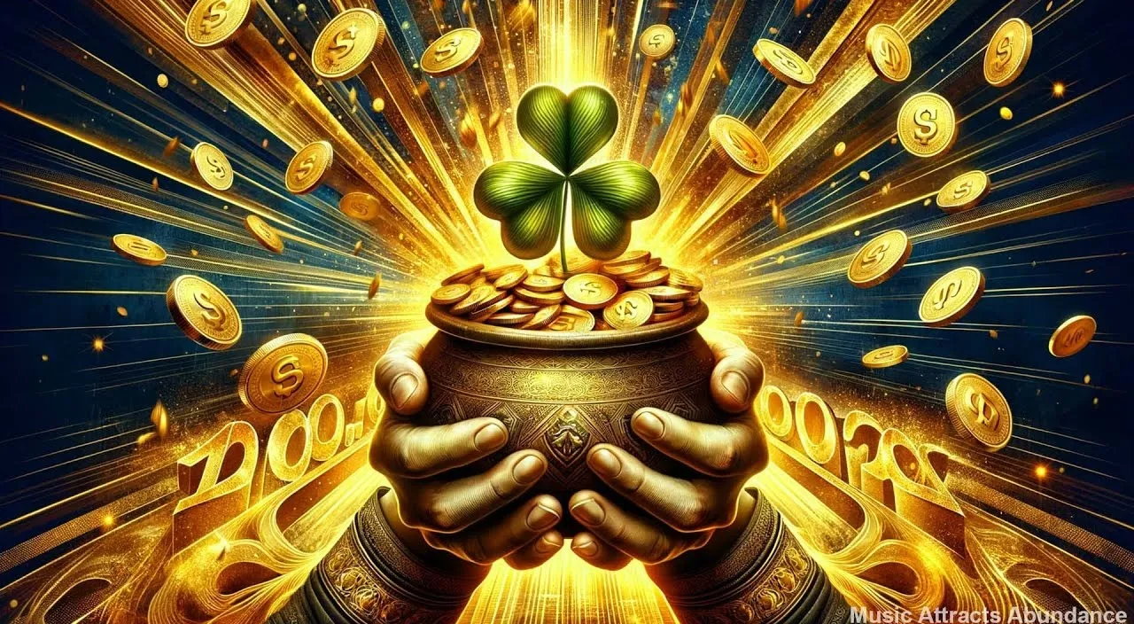 Create a money rain with golden background, 8k, size of 1920x1080, colorful
