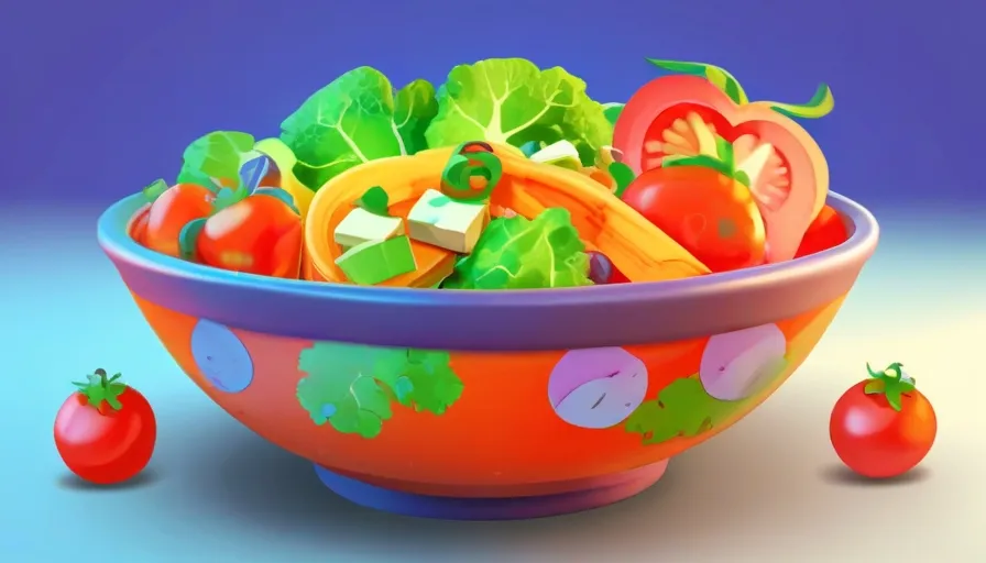 a bowl filled with lots of different types of vegetables