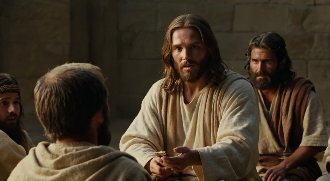 a group of men sitting around each other