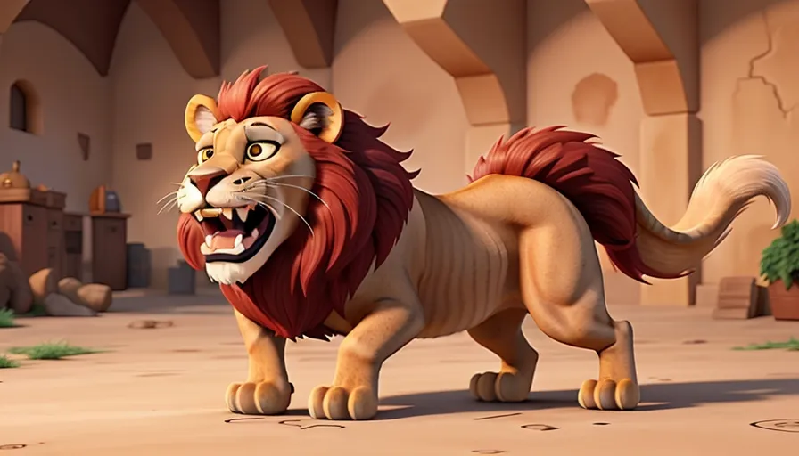 the lion roaring from the animated movie the lion king