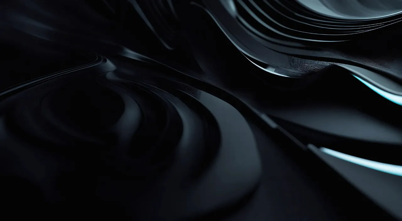 a close up of a black and white abstract background