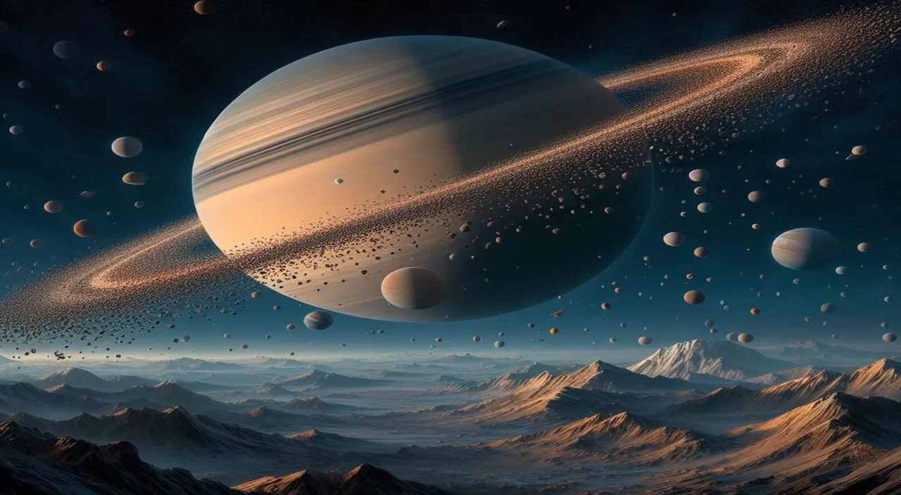 an artist's rendering of the planets in the sky