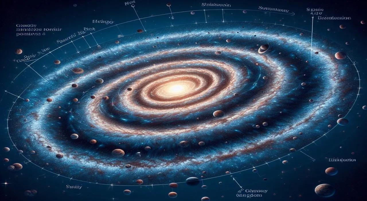 a diagram of the solar system