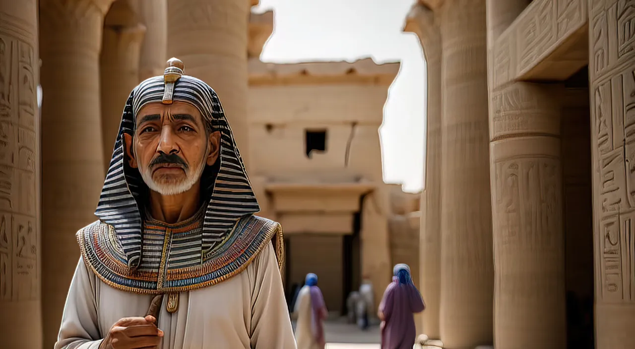 a man in a turban standing in front of a building