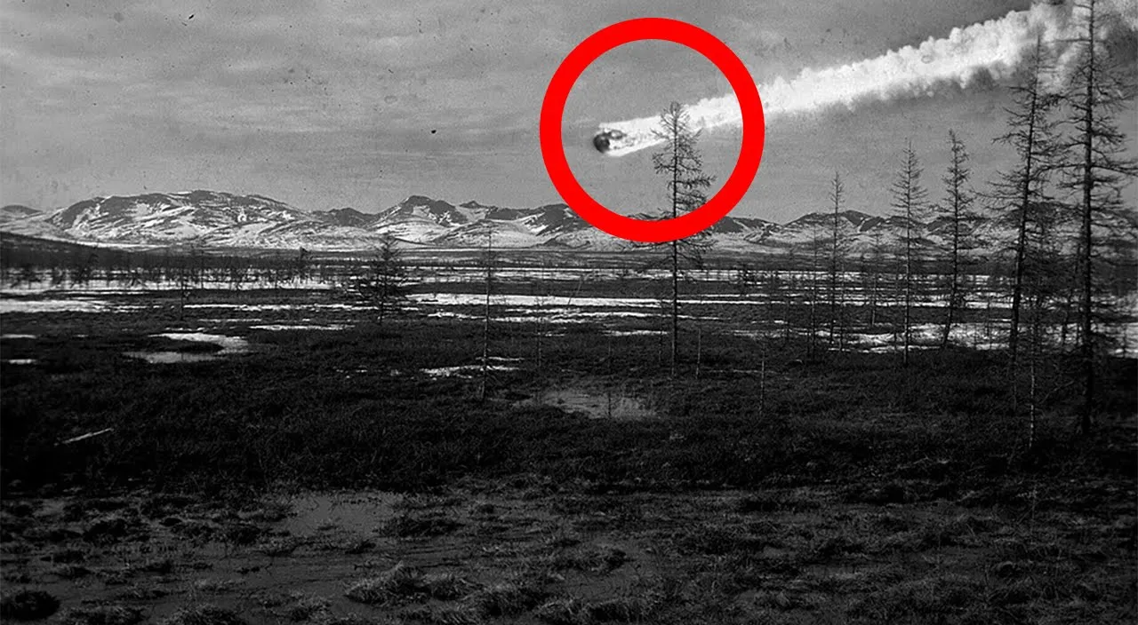  The Tunguska meteorite.