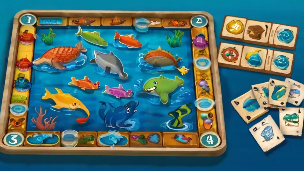 a board game with a bunch of animals on it