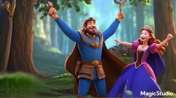 a man and a woman dressed as disney characters