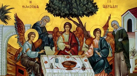 an icon of the last supper of jesus