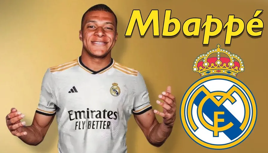 a picture of mbappe in a real madrid uniform