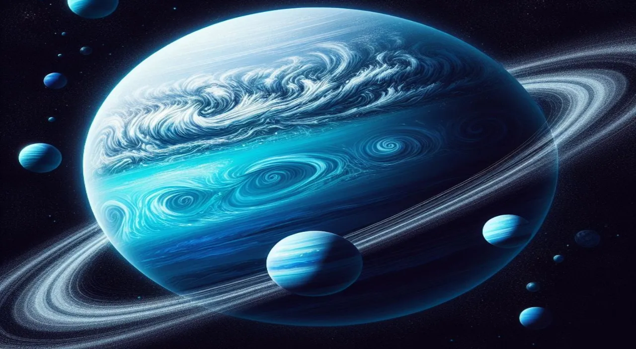 an artist's rendering of the planets in space