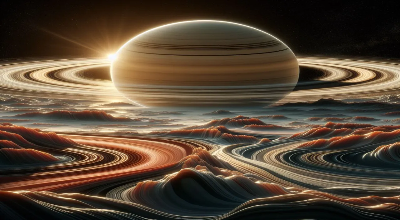 an artist's rendering of a planet in the solar system