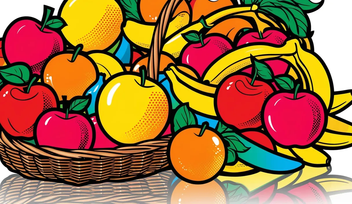 a basket filled with lots of different types of fruit