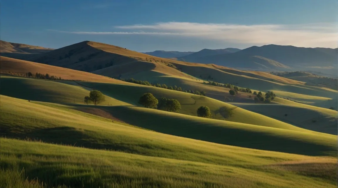 cloud, sky, plant, mountain, natural landscape, slope, tree, grass, terrain, grassland