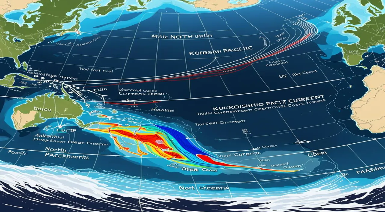 a map of the world showing the current path of a hurricane