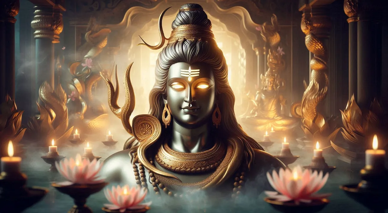 Glowing Shiva