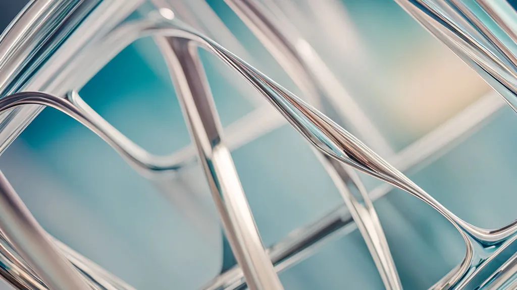 a close up of a metal object with a blurry background