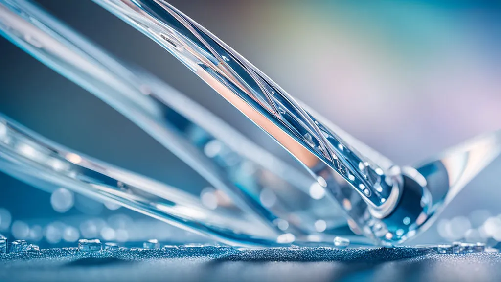 a close up of water droplets on a surface