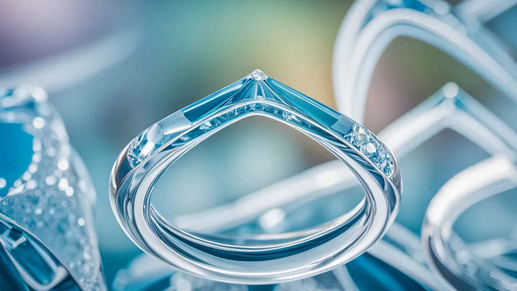 a close up of a ring on a table