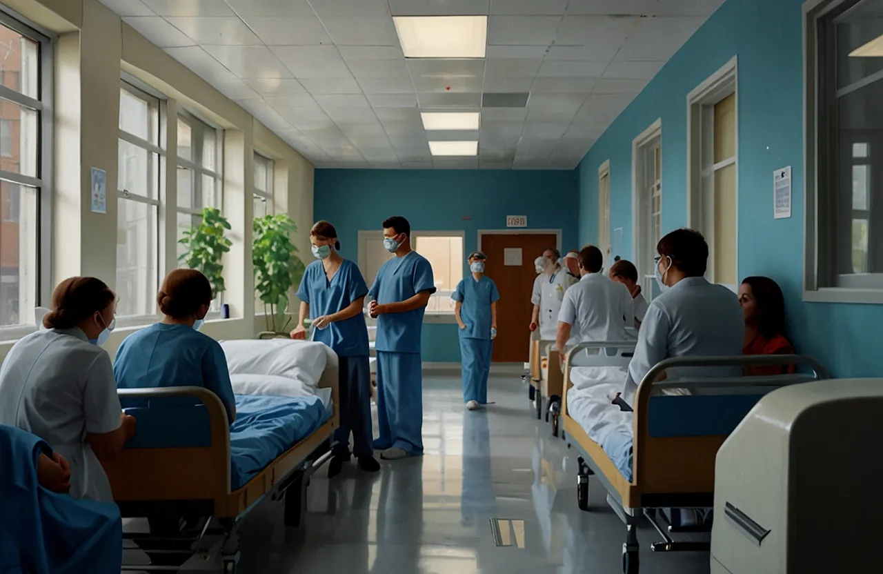 a group of doctors standing around a hospital bed