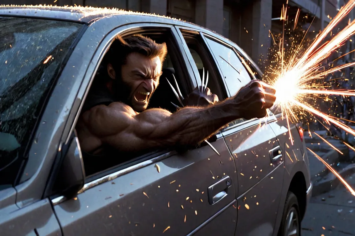 a man in a car holding a sparkler