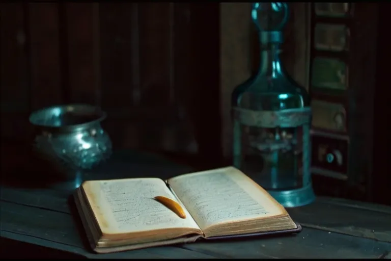 "Discovering the dusty old journal on a table, Sarah felt compelled to uncover the cabin's dark secrets."

