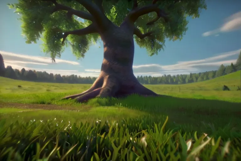 "In the heart of Green Meadow stood Willowina, a wise and magical tree."